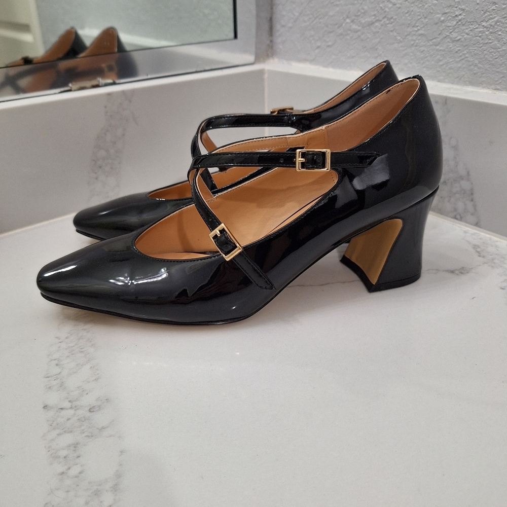 Heisnemca Patent Block Heels - Picture 5 of 13